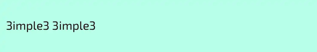 3imple3 3imple3